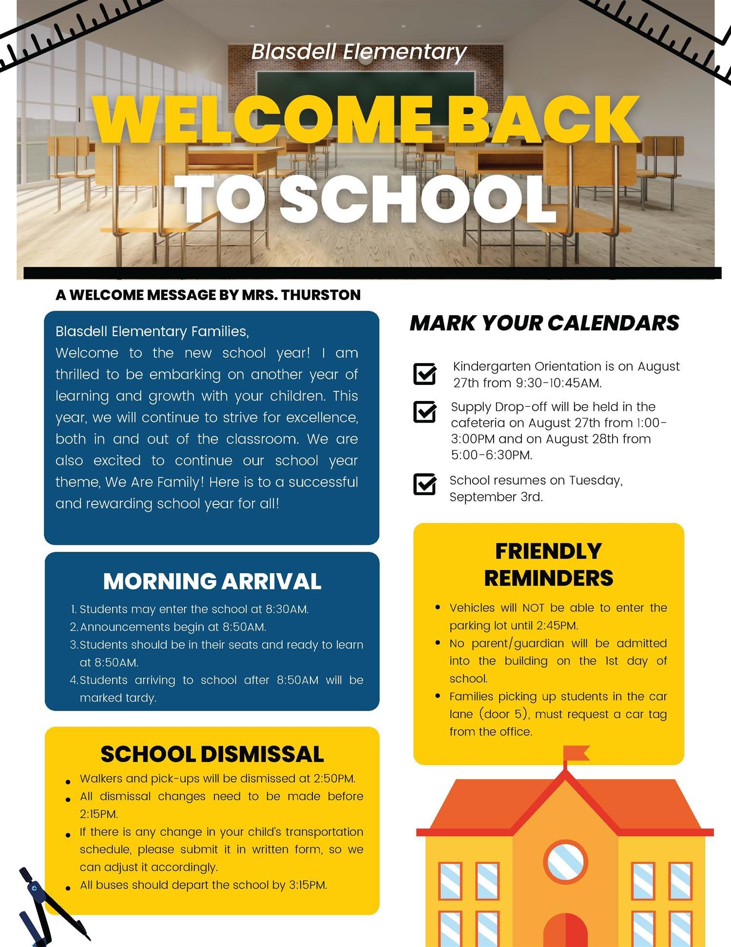  Welcome Back to School Graphic
